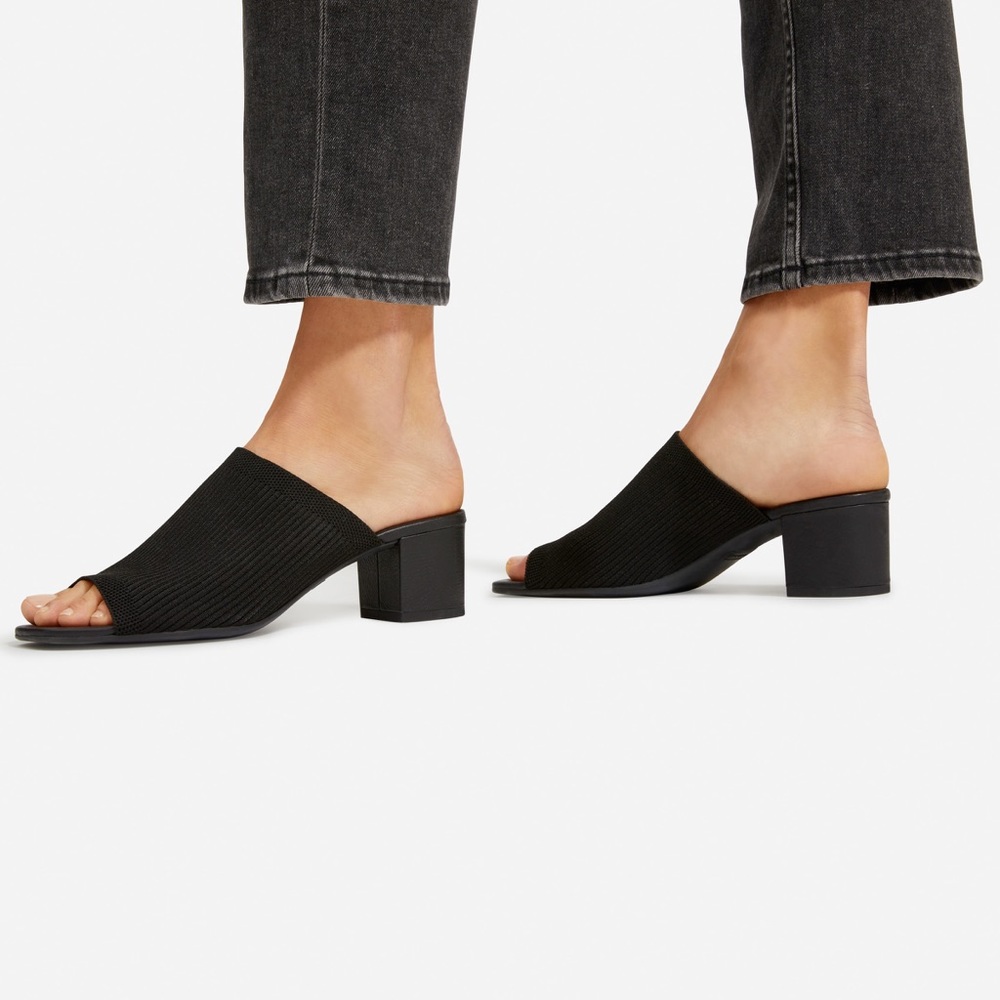 Everlane glove mule in reknit black